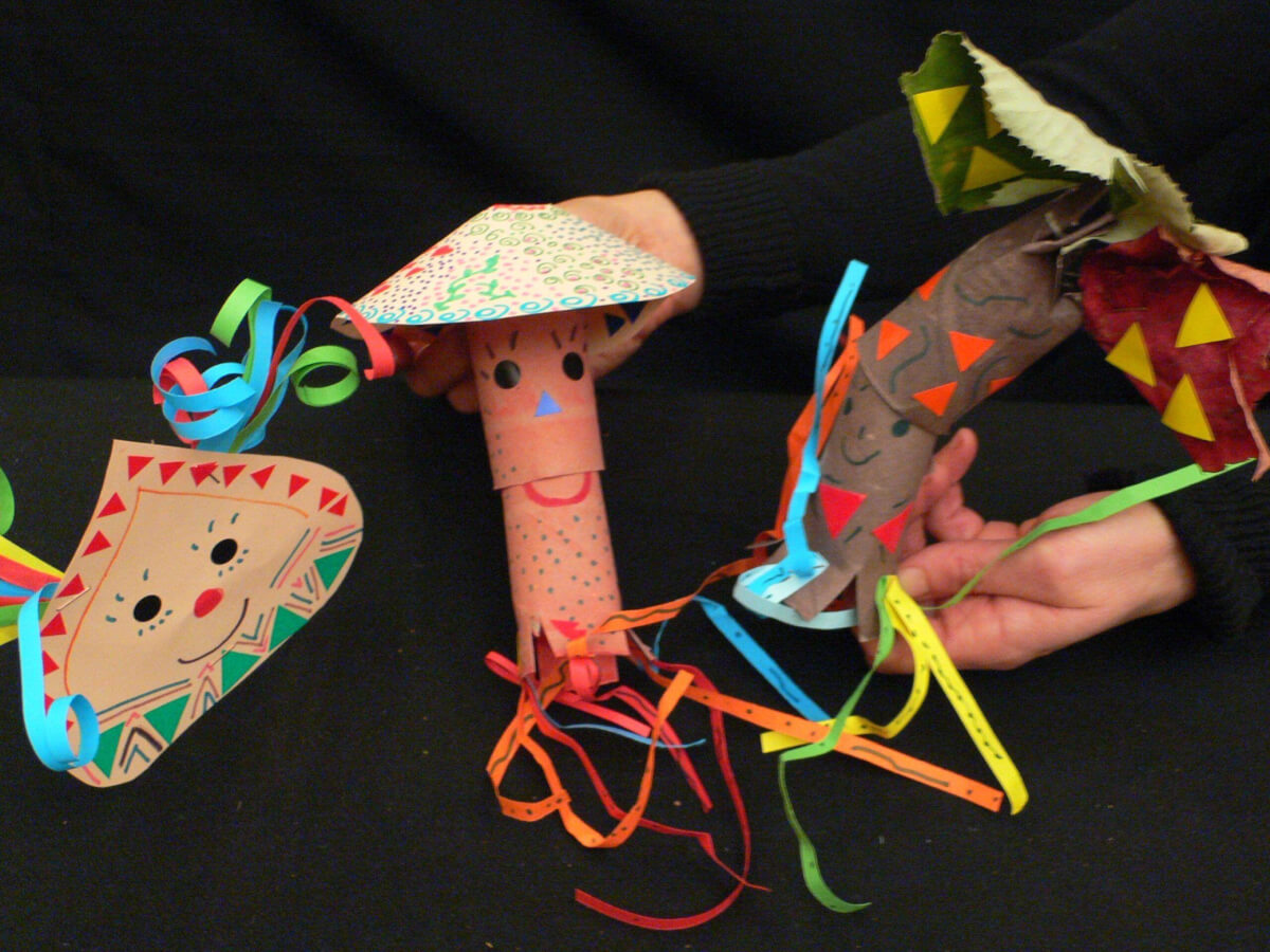 titelles del taller de castanyada de pengim-penjam tielles